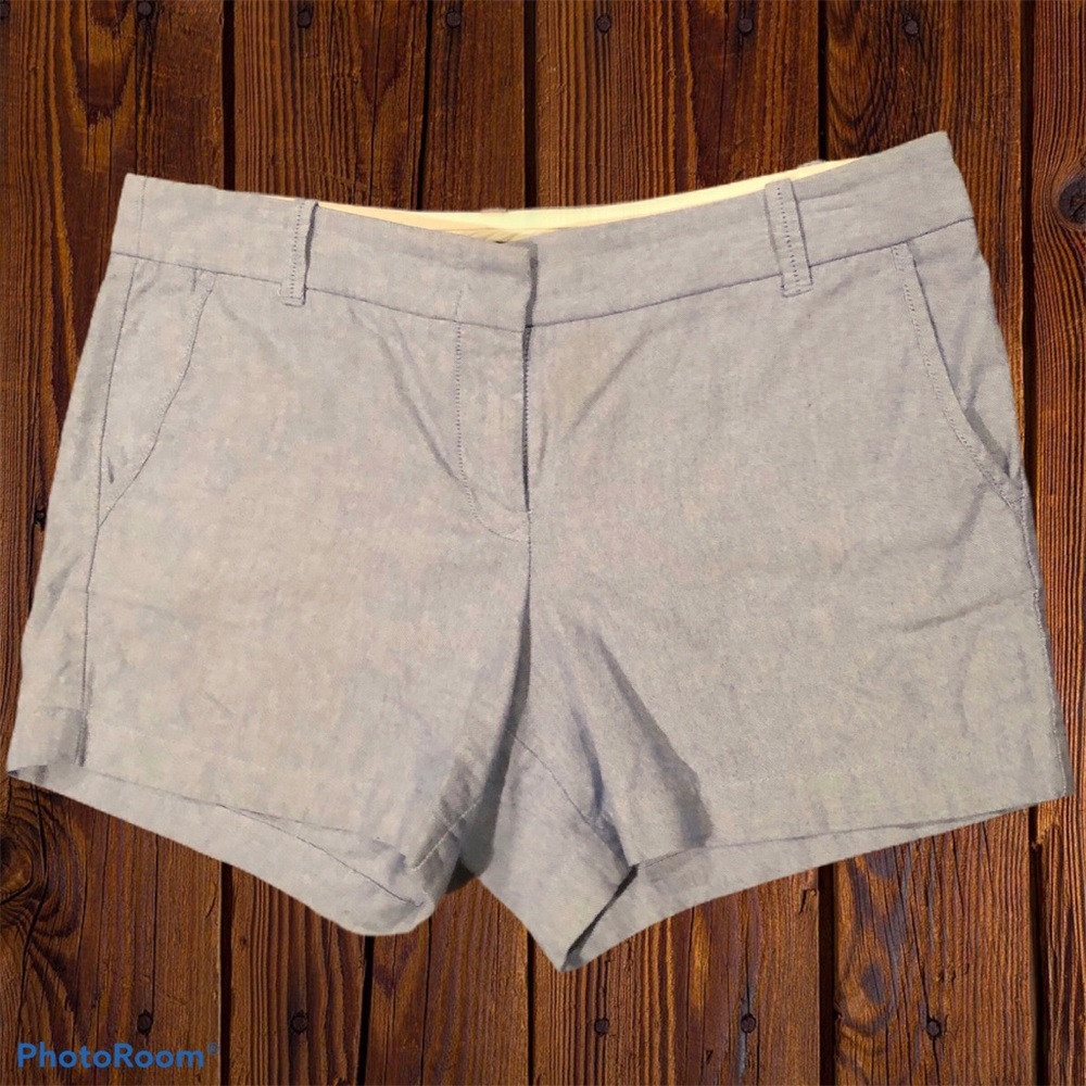 J. Crew Factory CITY FIT Chambray Shorts | Size 10